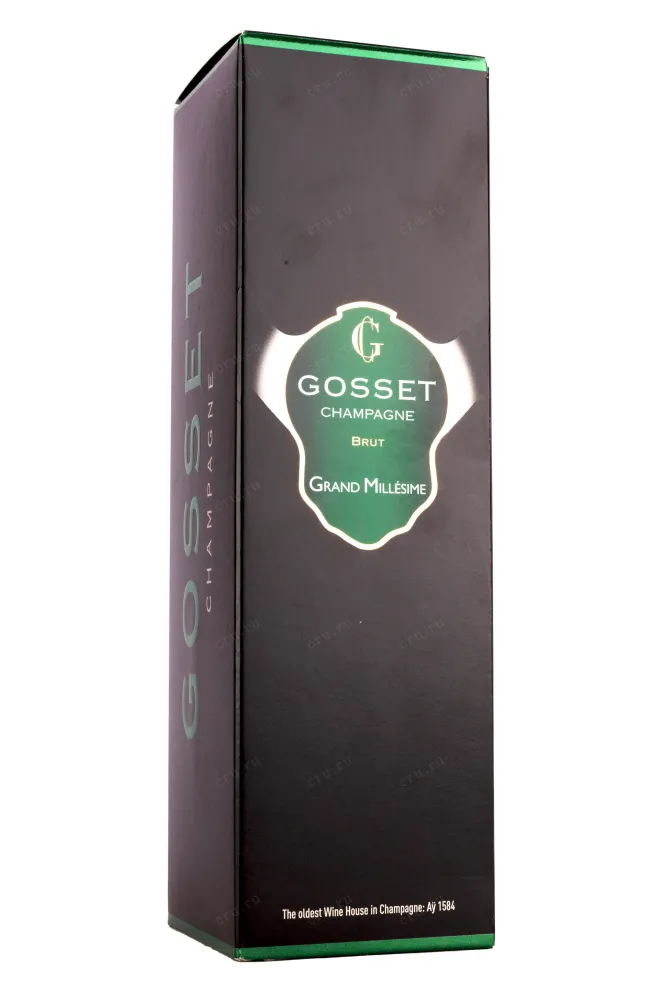 Подарочная коробка Gosset Brut Grand Millesime 2015 0.75 л