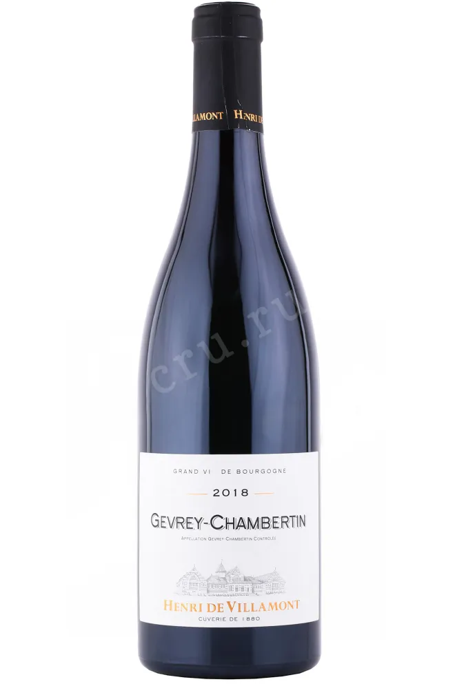 Вино Henri de Villamont Gevrey-Chambertin AOC 2017 0.75 л