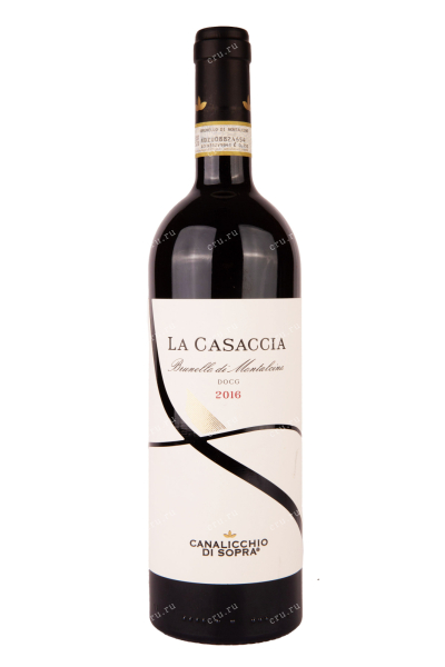 Вино Brunello di Montalcino La Casaccia Canalicchio di Sopra 2016 0.75 л