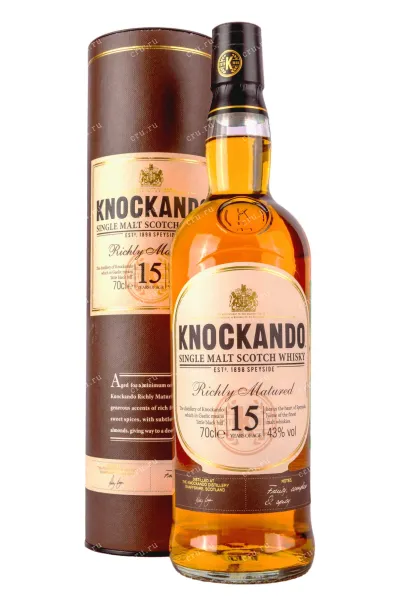 Виски Knockando Richly Matured 15 years old in tube  0.7 л