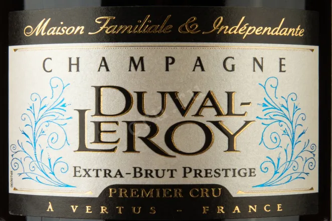 Этикетка Duval-Leroy Extra Brut Prestige Premier Cru 0.75 л