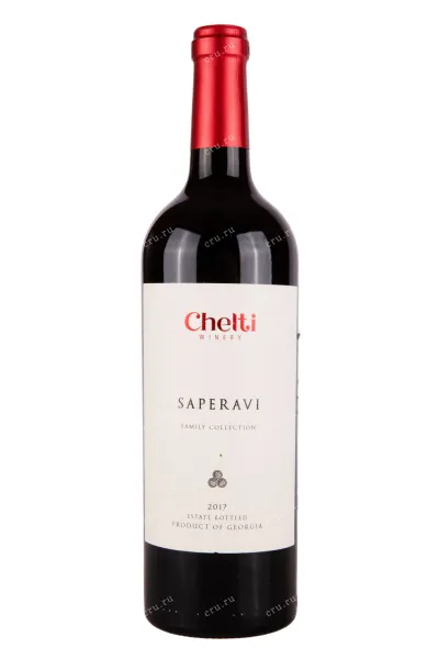 Вино Chelti Family Collection Saperavi 2017 0.75 л