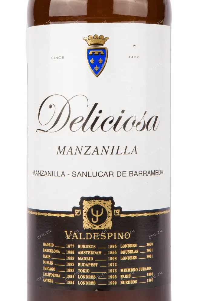 Херес Valpdespino Deliciosa Manzanilla 2019 0.75 л