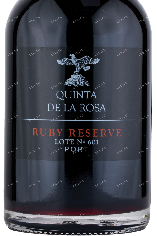 Этикетка портвейна Кинта де ла Роса №601 Руби Резерв 0.5 л
