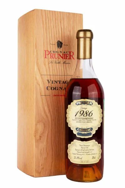 Коньяк Prunier Petite Champagne Vintage 1986 1986 0.7 л