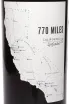 Этикетка 770 Miles Zinfandel 2023 0.75 л