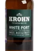 Этикетка Krohn White 2021 0.75 л