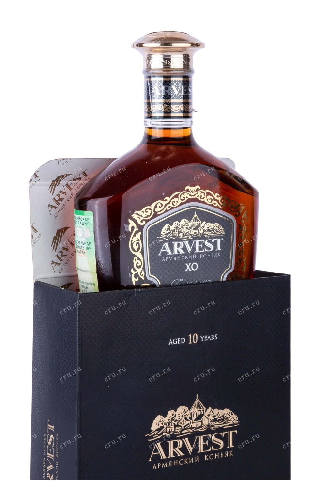 В подарочной коробке Arvest XO 10 Years gift box 2011 0.5 л