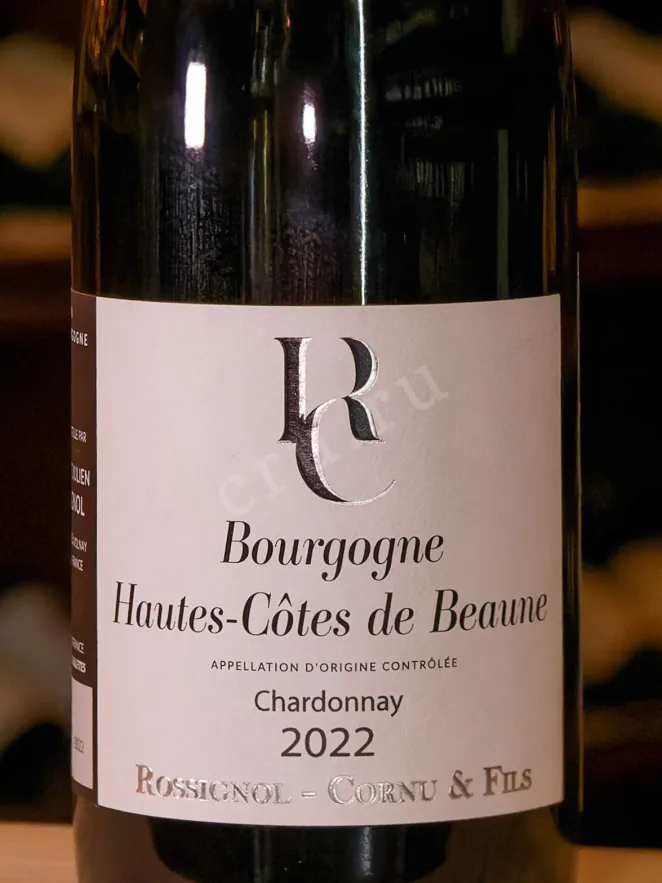 В магазине Крю Профи Rossignol Cornu et Fils La Barre Dessus Meursault AOC 2022 0.75 л