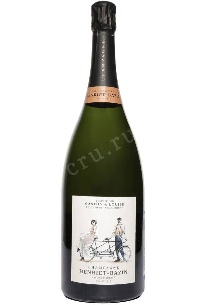 Шампанское Henriet-Bazin Gaston & Louse Pinot Noir Chardonney Premier Cru 2019 1.5 л