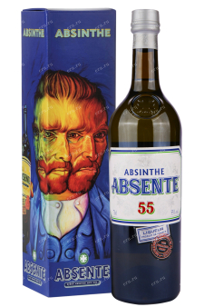 Абсент Domaines de Provence Absente 55 in gift box  0.7 л