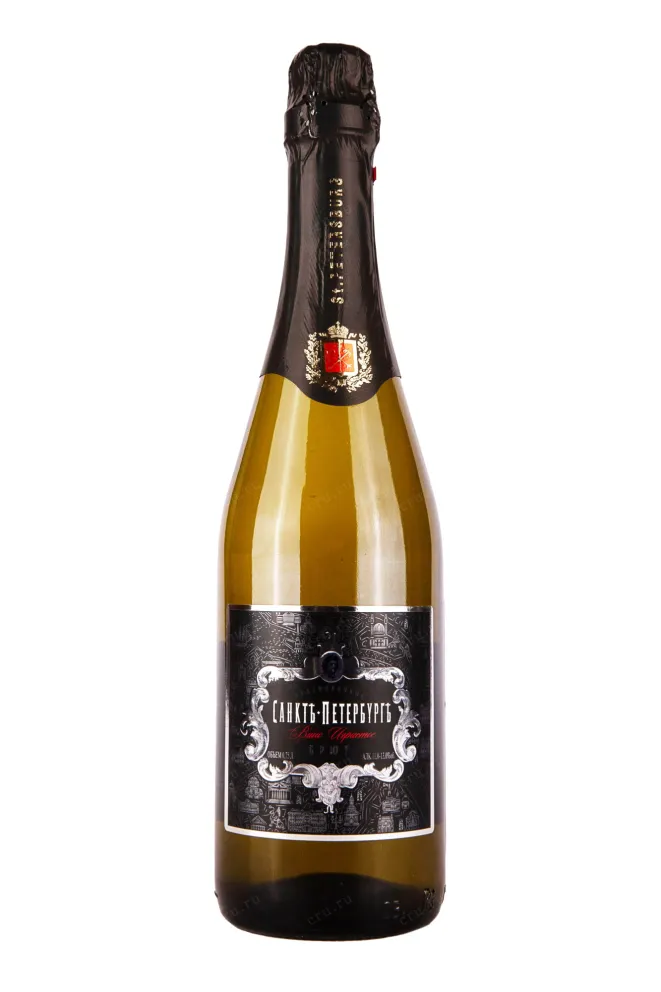 Игристое вино Санктъ-Петербургъ Традиционное полусухое 2023 0.75 л