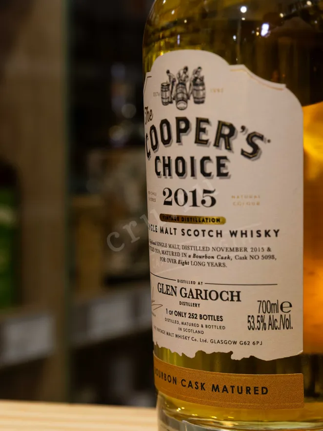 В магазине Крю Профи The Cooper's Choice Glentauchers Bourbon Cask Matured in gift box 2012 0.7 л