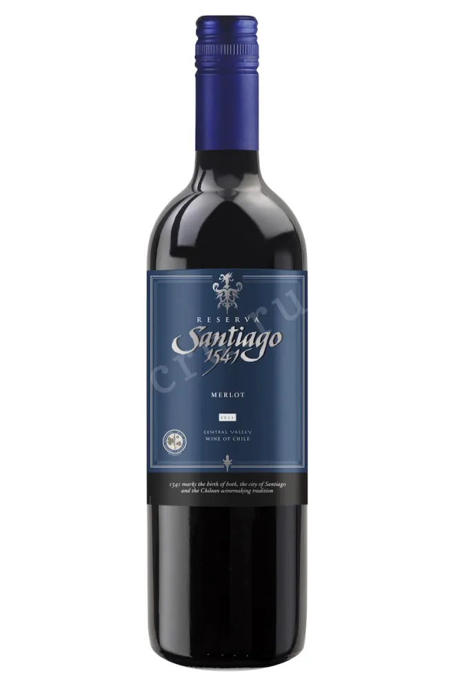 Вино Santiago 1541 Merlot Reserva Central Valley  0.75 л