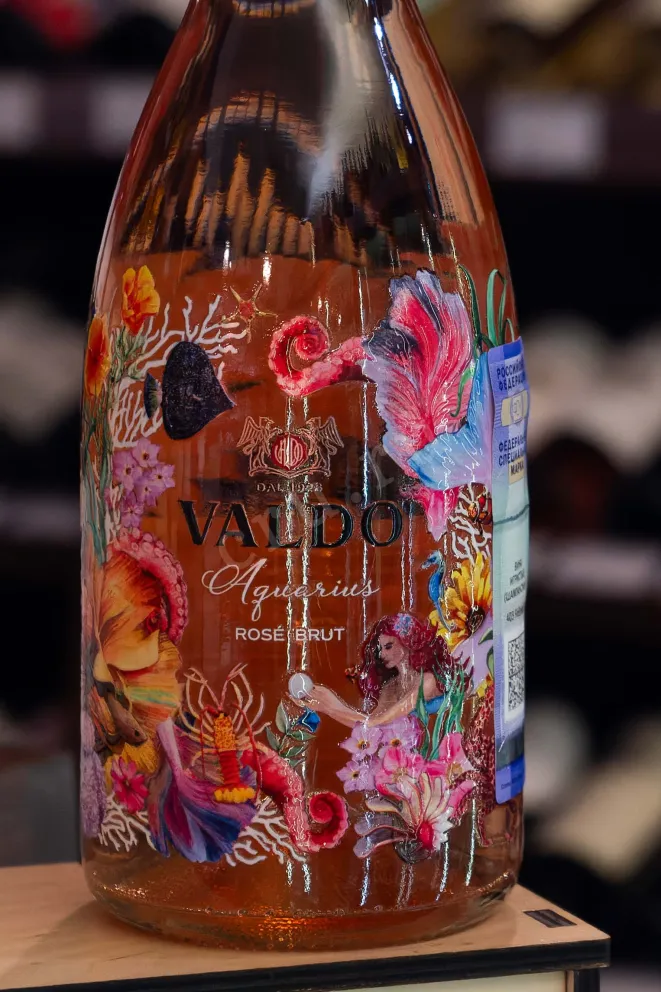 В магазине Крю Профи Valdo Aquarius Rose Brut 2024 0.75 л