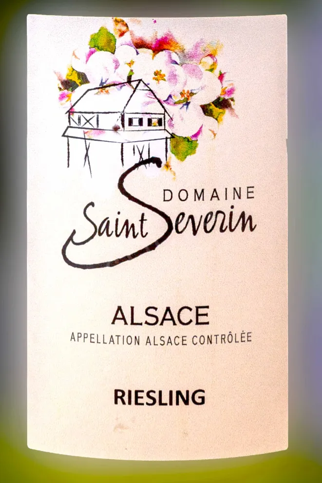 Этикетка Domaine Saint Severin Riesling 2022 0.75 л