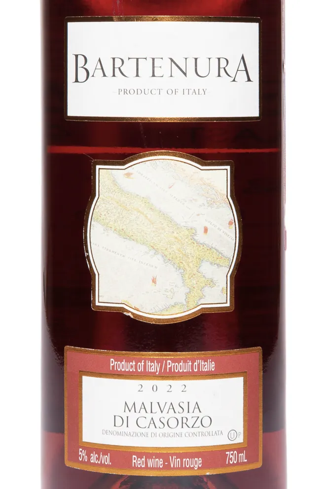 Этикетка Bartenura Malvasia Di Casorzo DOC 2022 0.75 л