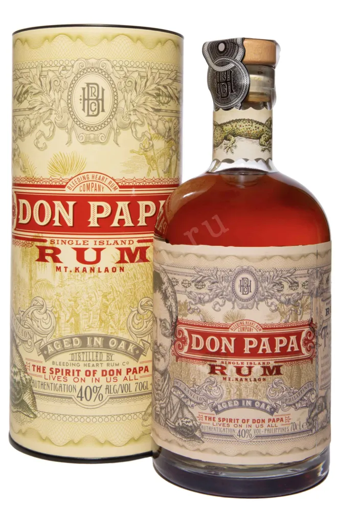 Ром Don Papa 7 Years in tube  0.7 л
