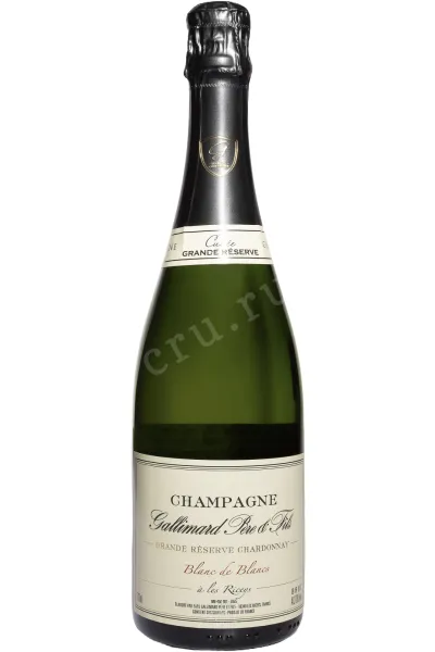 Шампанское Gallimard Cuvee Reserve Chardonnay 2022 0.75 л