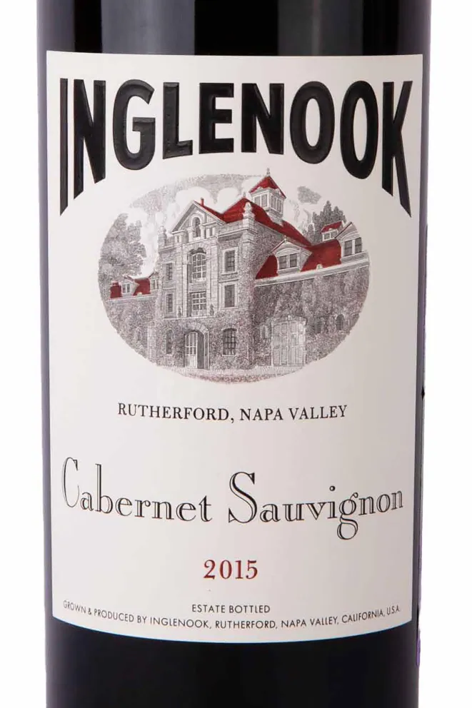 Этикетка Inglenook Cabernet Sauvignon 2015 0.75 л