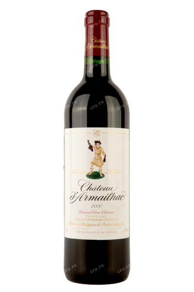 Вино Chateau d'Armailhac Pauillac 2000 0.75 л