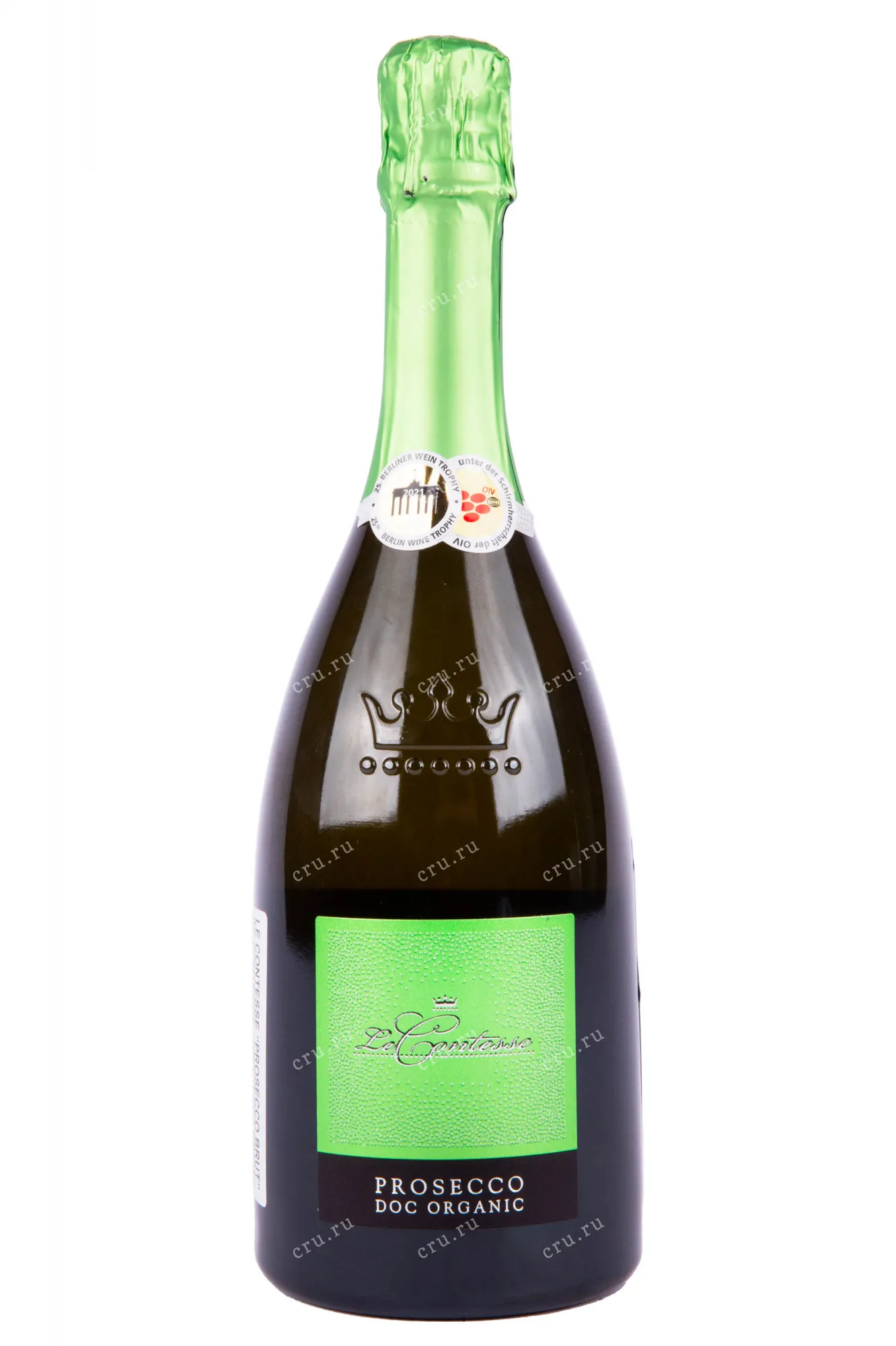 Фото — Игристое вино Le Contesse Prosecco Organic Brut 2023 0.75 л
