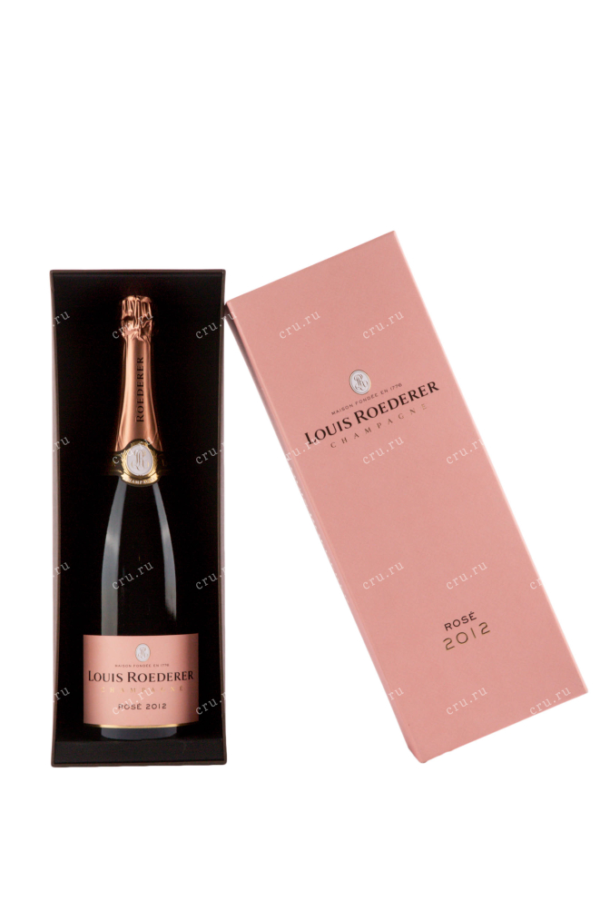 Подарочная коробка игристого вина Louis Roederer Rose 1.5 л