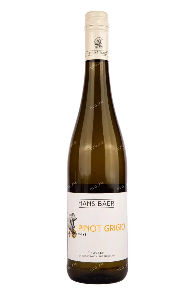 Вино Hans Baer Pinot Grigio 2018 0.75 л
