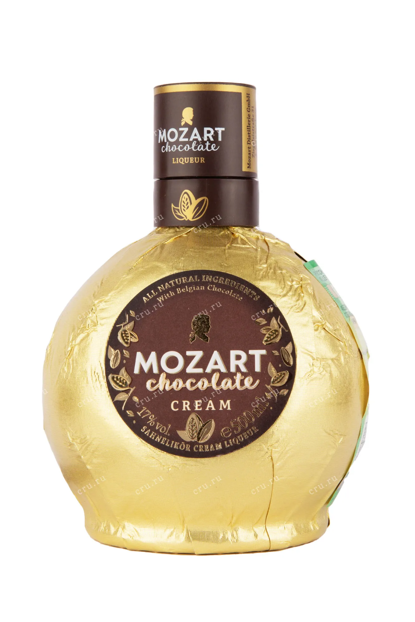 Фото — Ликер Mozart Chocolate Cream  0.5 л