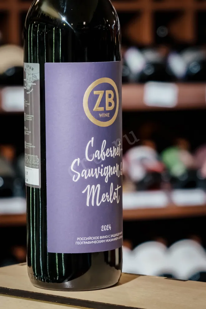В магазине Крю Профи ZB Wine Cabernet Sauvignon & Merlot 2022 0.75 л