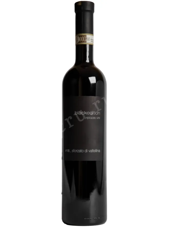 Вино Plozza Black Edition Sforzato 2018 0.75 л