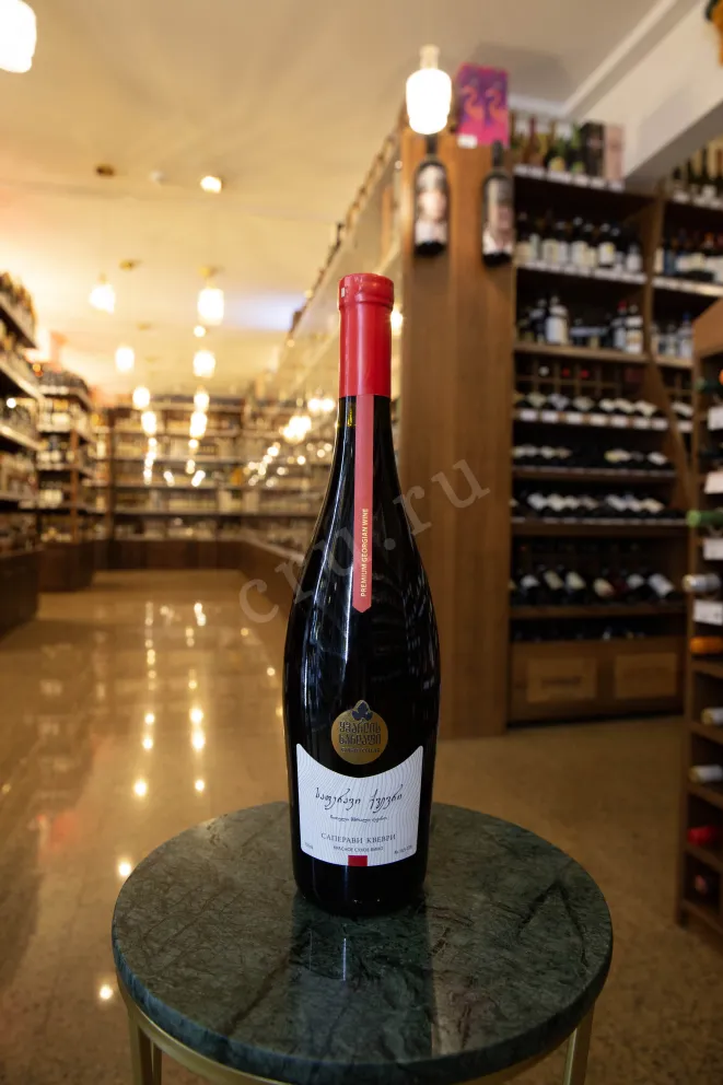В магазине Крю Профи Kvareli Cellar Saperavi Qvevri in gift box 2019 0.75 л