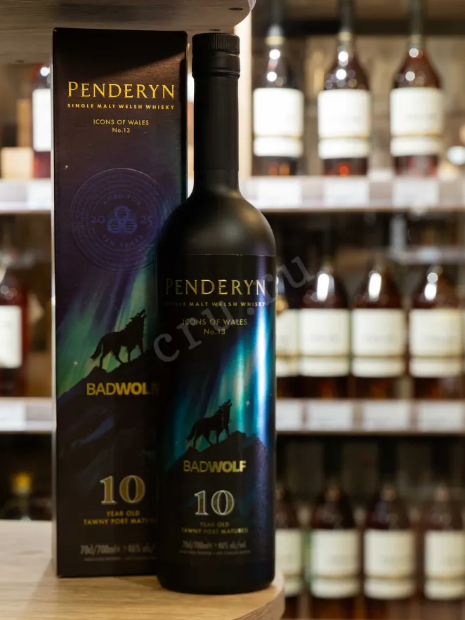 В магазине Крю Профи Penderyn Badwolf 10 years old in gift box 0.7 л