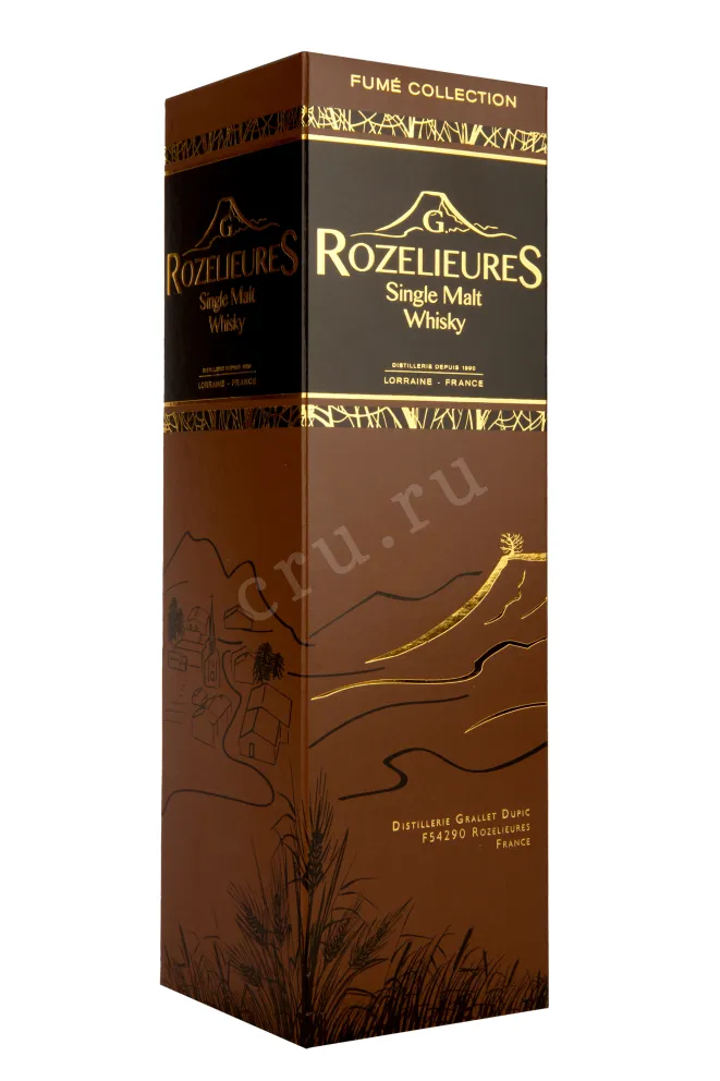 Подарочная коробка виски Розелье Фюме Коллексьон Сингл Молт 0,7