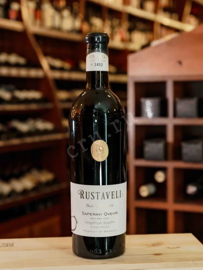 В магазине Крю Профи Rustaveli Saperavi Qvevri 2021 0.75 л
