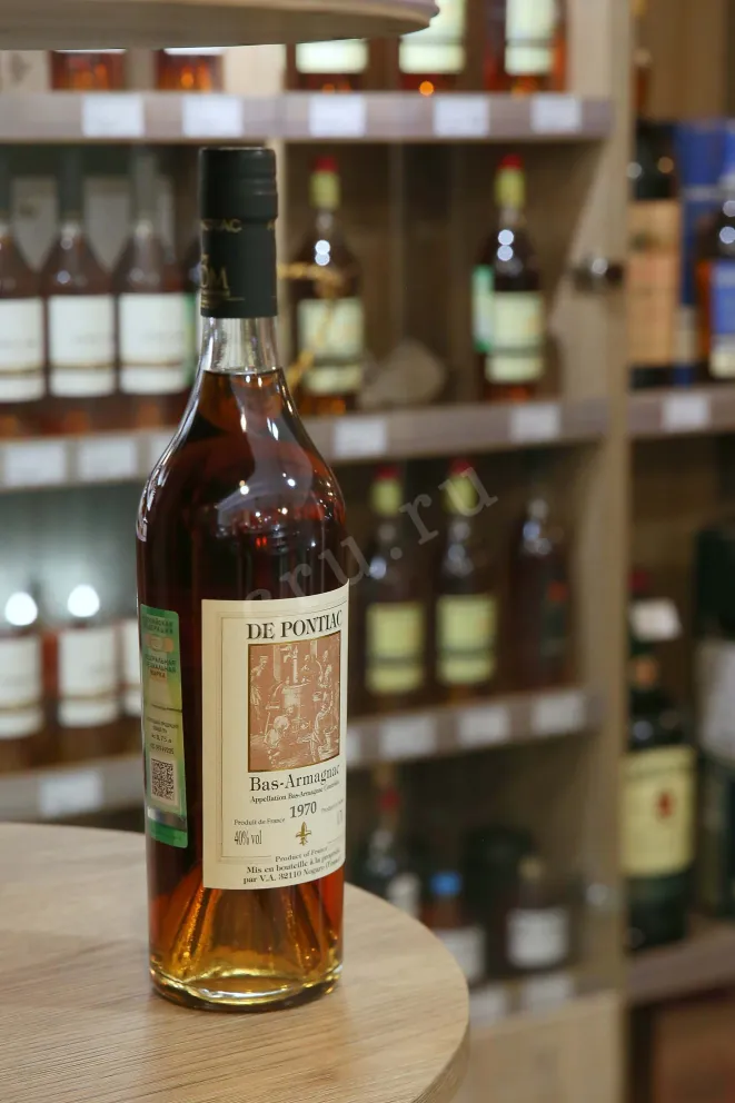 В магазине Крю Профи De Pontiac Bas-Armagnac in wooden box 1970 0.75 л