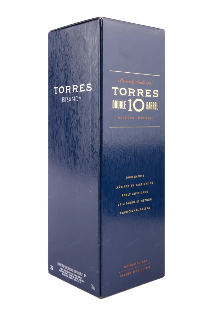 Бренди Torres 10 Double Barrel gift box  0.7 л