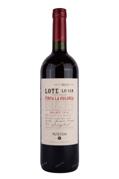 Вино Norton Lote Finca La Colonia LC-118 0.75 л