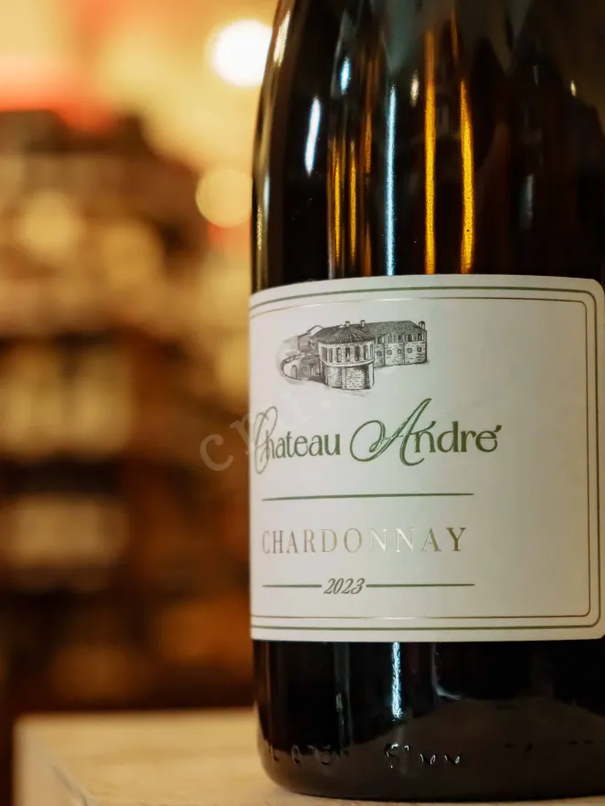 В магазине Крю Профи Chateau Andre Chardonnay Dry White 2023 0.75 л