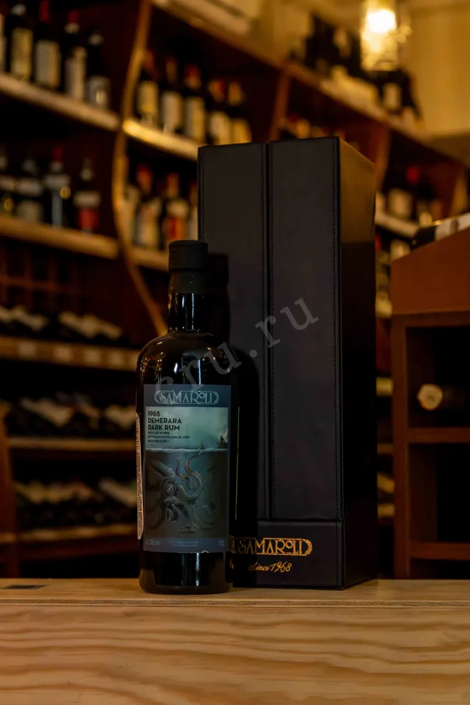 В магазине Крю Профи Samaroli Demerara Dark in gift box 1988 0.7 л