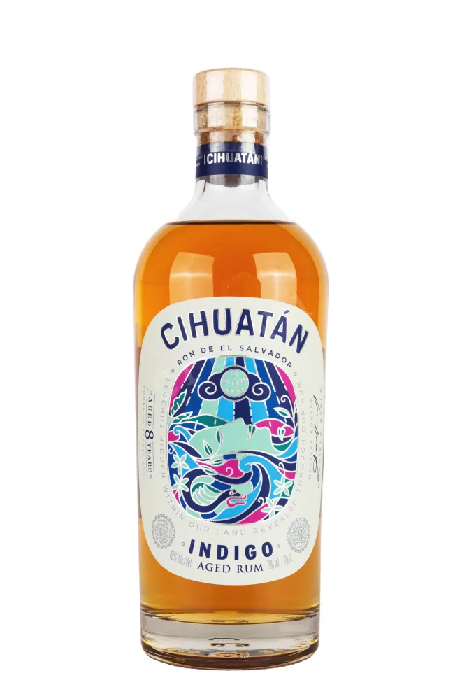 Бутылка Cihuatan Indigo 8 YO gift box 0.7 л