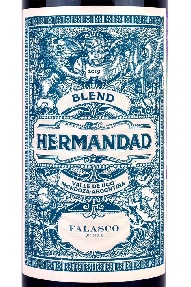 Этикетка Hermandad Blend 2019 0.75 л