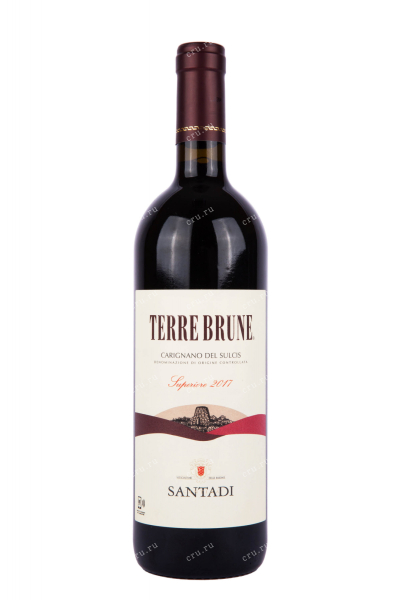 Вино Terre Brune Carignano del Sulcis Superior 2017 0.75 л