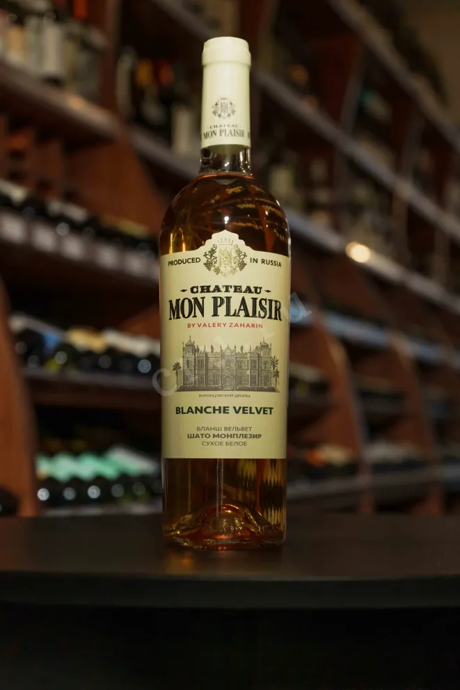 Вино Шато Монплезир Бланш Вельвет 2021 0.75 л