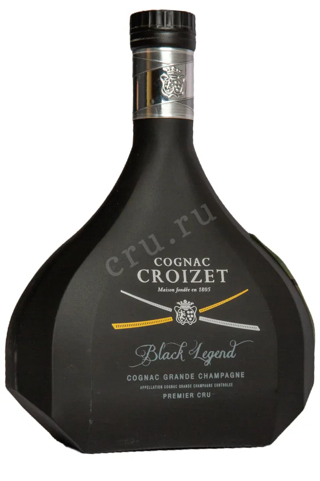Бутылка 2 Croizet Black Legend gift box 0.7 л