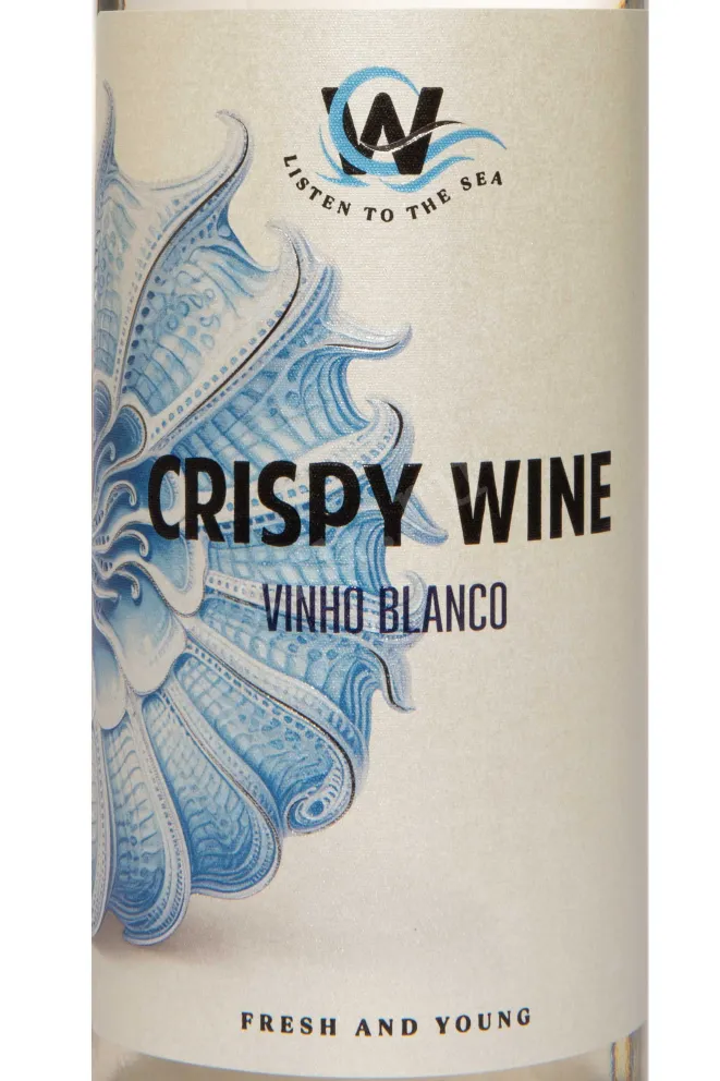 Этикетка Crispy Wine white 2024 0.75 л