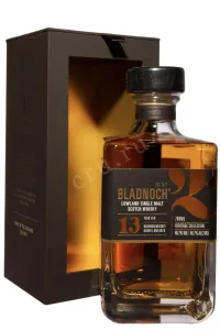 Виски Bladnock 13 Years Old Lowland Single Malt in gift box  0.7 л