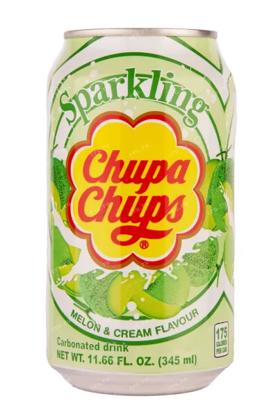 Газированный напиток Chupa Chups Melon Железная банка 0.345 л