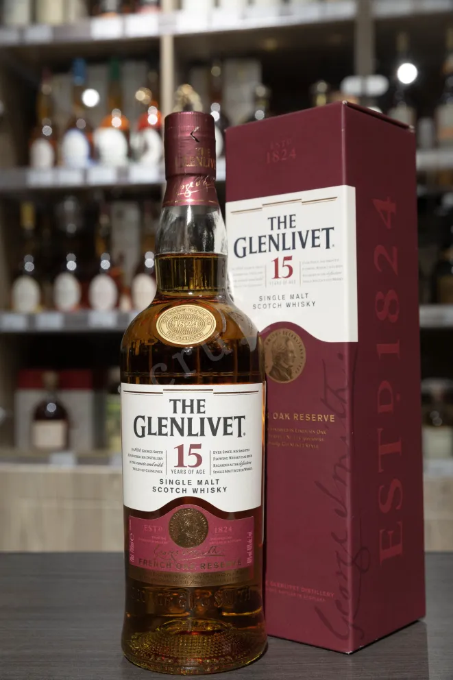 В магазине Крю Профи Glenlivet 15 years 0.7 л