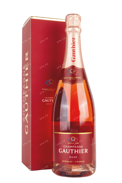 Шампанское Gauthier Rose gift box 2018 0.75 л